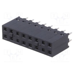 1 pcs x MOLEX - 901512116 - Socket, PCB to PCB, female, C-Grid III, 2.54mm, PIN: 16, THT, tinned