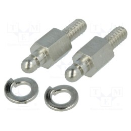 1 pcs x CONEC - 16-002190 - Spring lock set for D-Sub, SnapLock, cable-panel
