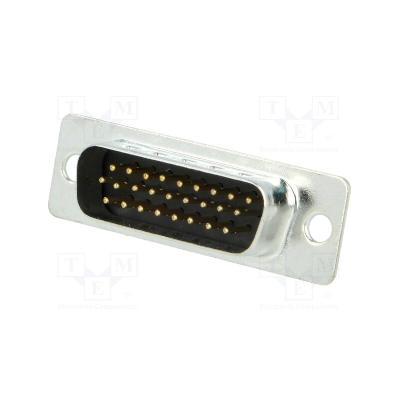 1 pcs x ENCITECH - 2101-0300-02 - D-Sub HD, PIN: 26, plug, male, for cable, soldering, black