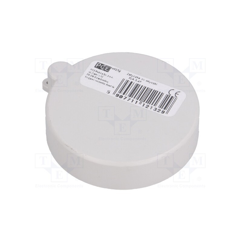 1 pcs x PCE - TS623G - Protection, plug, male, 32A, IEC 60309, IP44, Layout: 2P+PE,3P+PE