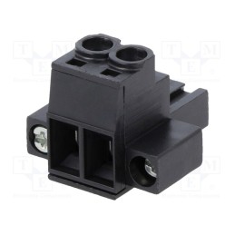 1 pcs x WEIDMu00dcLLER - 1956030000 BLZP 5.00HC/02/180F SN BK BX - Pluggable terminal block, 5mm, ways: 2, straight, plug, femal