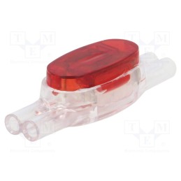 1 pcs x CORNING - 1024563 U1R BOX - Quick splice, Presslok, IDC, 19AWG÷24AWG, red, 0.5÷0.9mm