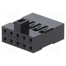 1 pcs x Amphenol Communications Solutions - 65846-010LF - Plug, pin strips, male/female, Mini-PV™, 2.54mm, PIN: 10, for cable