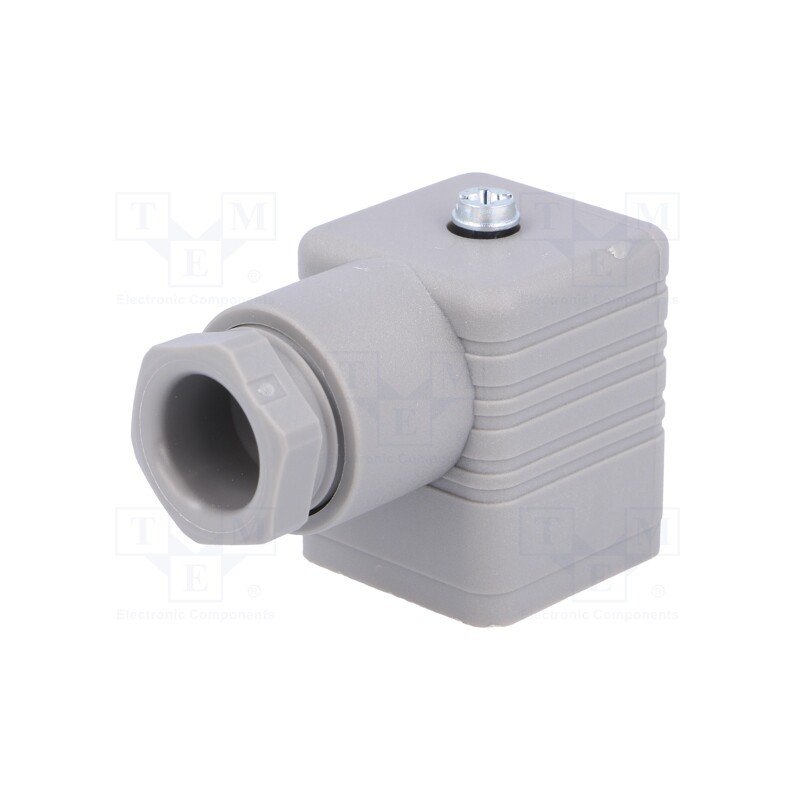 1 pcs x HIRSCHMANN - 931952106 GDM 3011 GRAU - Connector: valve connector, plug, form A, 18mm, female, PIN: 4, PG11