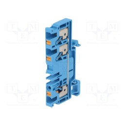 1 pcs x WEIDMu00dcLLER - 2051280000 A3C 4 BL - Splice terminal: rail, 4mm2, ways: 1, terminals: 3, blue, wemid, TS35