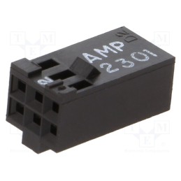 1 pcs x TE Connectivity - 87631-2 - 06 MODIV HSG DR MRKD .100 POL