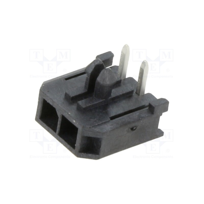 1 pcs x MOLEX - 436500202 - Socket, wire-board, male, Micro-Fit 3.0, 3mm, PIN: 2, 5A