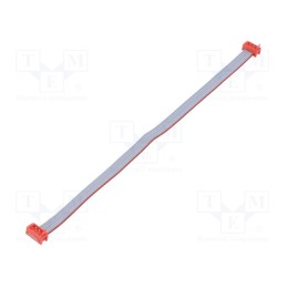 1 pcs x TE Connectivity - 2205061-3 - Cable: ribbon cable with connectors, PIN: 6, Layout: 2x3, plug