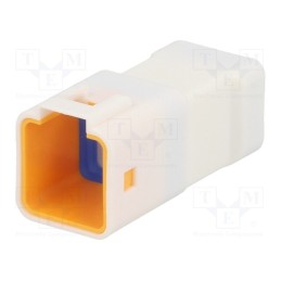 1 pcs x JST - 08T-JWPF-VSLE-D - Plug, wire-wire, male, JWPF, 2mm, PIN: 8, w/o contacts, 100V, 3A, IPX7