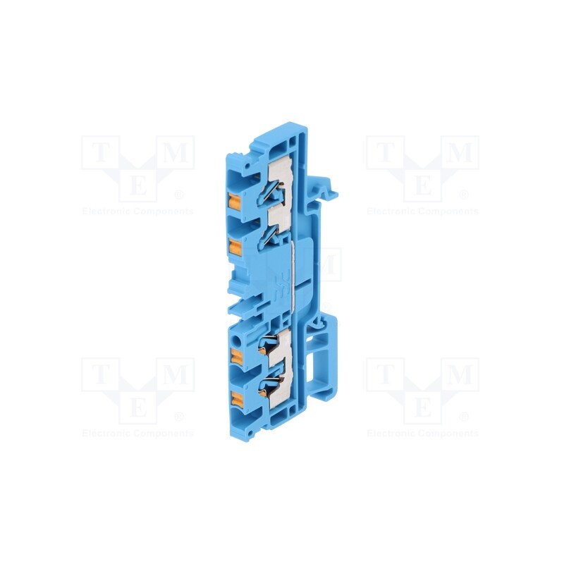 1 pcs x WEIDMu00dcLLER - 1521700000 A4C 2.5 BL - Splice terminal: rail, 2.5mm2, ways: 1, terminals: 4, blue, wemid