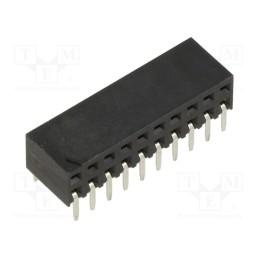 1 pcs x HARWIN - M20-7881046 - Socket, pin strips, female, 2.54mm, PIN: 20, THT, on PCBs, tinned