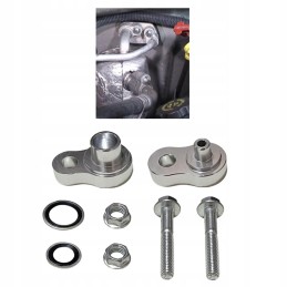 Aluminum alloy direct metal AC off set block