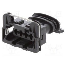 1 pcs x TE Connectivity - 282192-1 - Connector: automotive, JPT, female, plug, for cable, PIN: 4, black