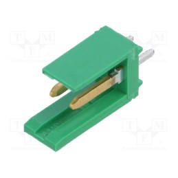 1 pcs x TE Connectivity - 280609-2 - 2P MOD 1 SHROUDED HEADER, ST, 0.4 Au