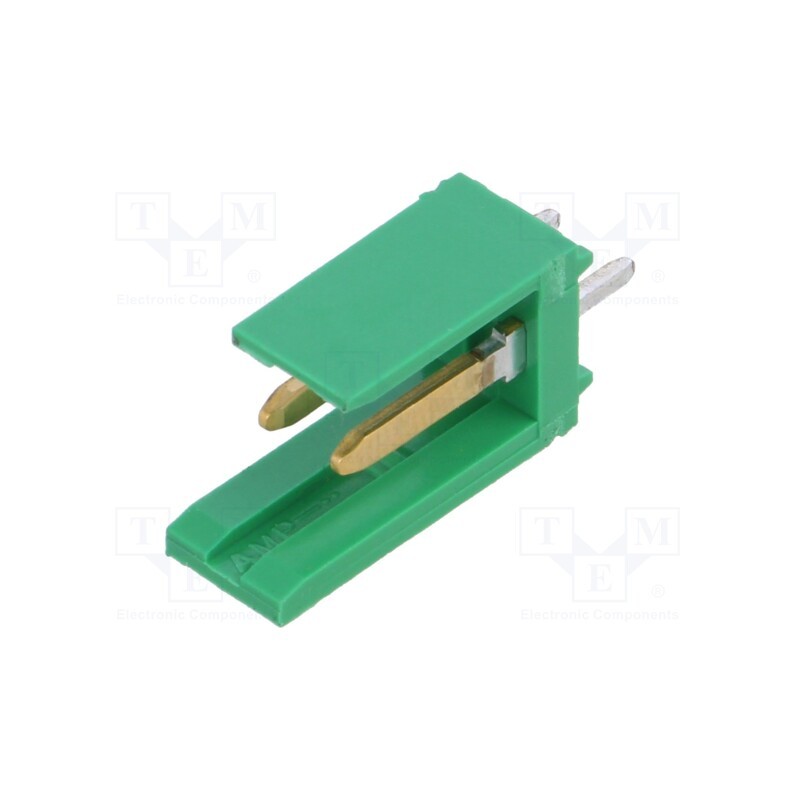 1 pcs x TE Connectivity - 280609-2 - 2P MOD 1 SHROUDED HEADER, ST, 0.4 Au