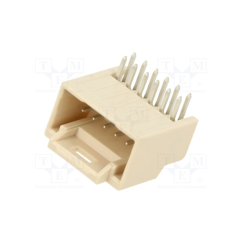 1 pcs x MOLEX - 5018761240 - 2.0 W/B Dual R/A Plg Hsg Assy 12Ckt