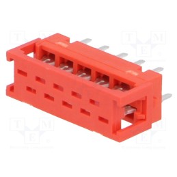 1 pcs x TE Connectivity - 8-215570-0 - Micro-MaTch, adapter, PIN: 10, IDC,THT, on PCBs,for ribbon cable