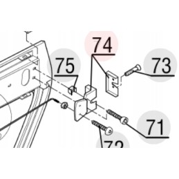 Manitou 182110 interior door lock, original