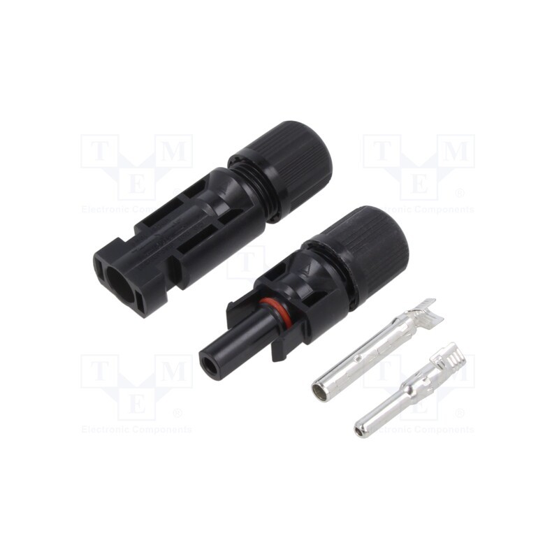 1 set x CONNFLY - DS1162-01-AC6B12 - Connector: solar, male + female, 2.5÷6mm2, plug, for cable, 1kV