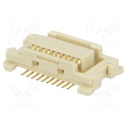 1 pcs x MOLEX - 529910208 - Connector: PCB to PCB, male, PIN: 20, 0.5mm, H: 3mm, gold-plated, SMT