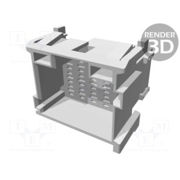 1 pcs x TE Connectivity - 1-967628-1 - Connector: automotive, JPT,MCP 2.8, male, plug, for cable, PIN: 15