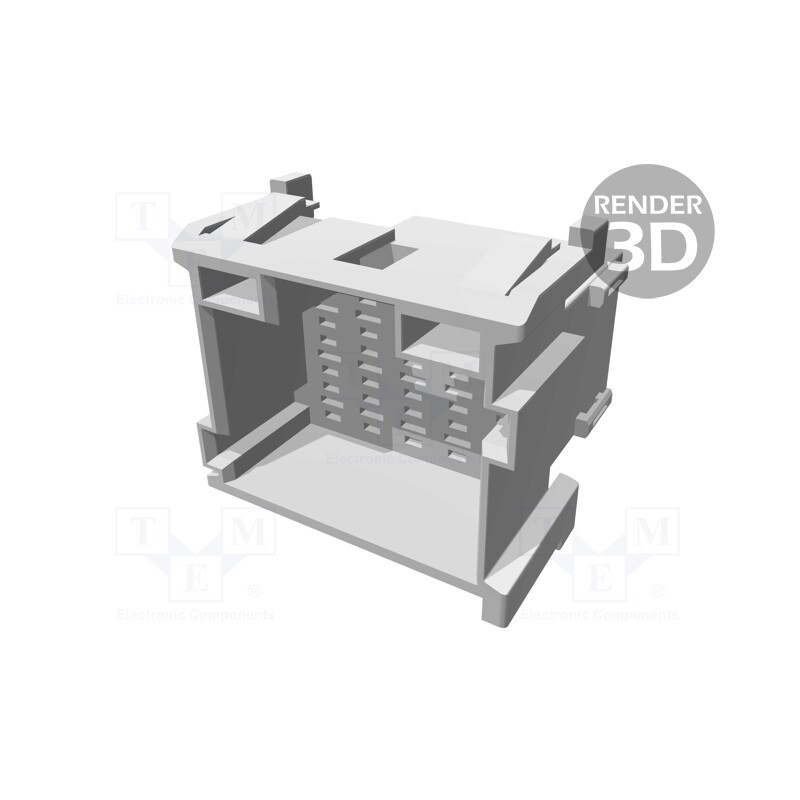 1 pcs x TE Connectivity - 1-967628-1 - Connector: automotive, JPT,MCP 2.8, male, plug, for cable, PIN: 15