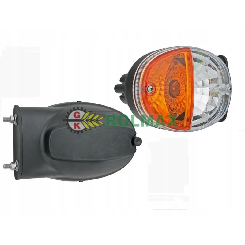 Front lamp with side bulb mounting 12v l