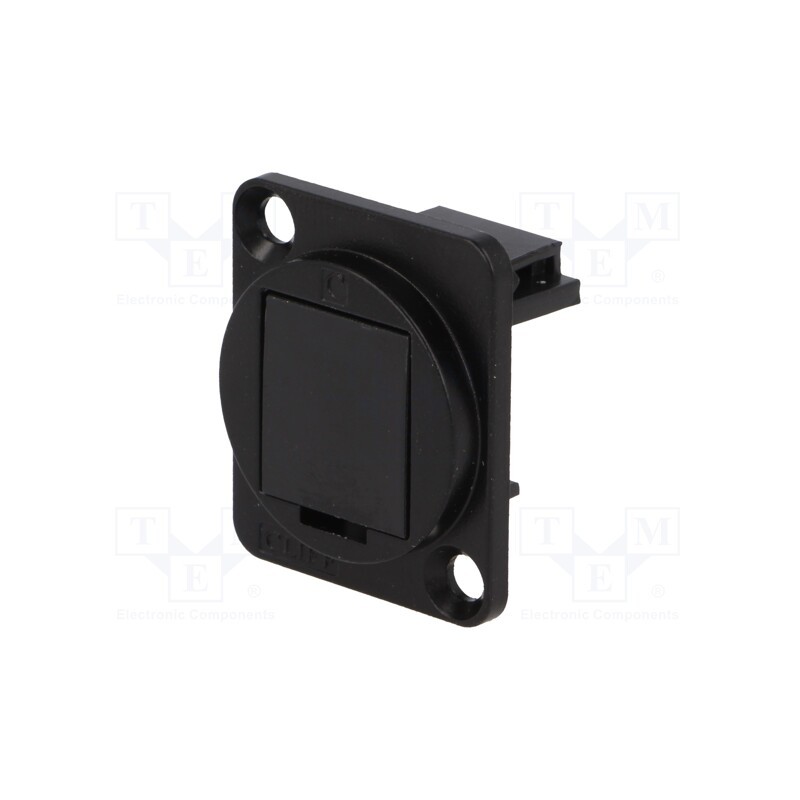 1 pcs x CLIFF - CP30241MB - Protection cap, black, metal, XLR standard, 19x24mm, FT
