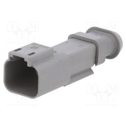 1 pcs x DEUTSCH - DT 04-2 P-E008 - Connector: wire-wire, DT, male, plug, for cable, PIN: 2, grey, IP68