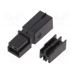 1 pcs x ANDERSON POWER PRODUCTS - 4827G6 - PPMX 2-PIECE BLACK HOUSING ONLY