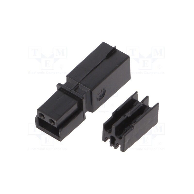 1 pcs x ANDERSON POWER PRODUCTS - 4827G6 - PPMX 2-PIECE BLACK HOUSING ONLY