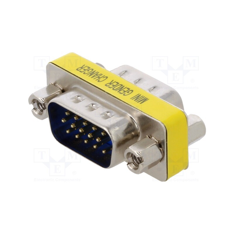 1 pcs x CONNFLY - DS1082-03-15P8LNDS - Transition: adapter, D-Sub 15pin HD male,both sides