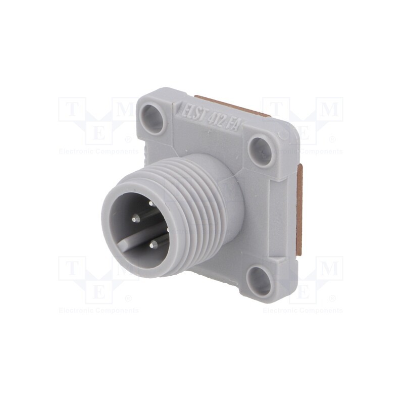 1 pcs x HIRSCHMANN - 932328206 ELST 412 FA - Socket, M12, PIN: 4, male, A code-DeviceNet / CANopen, IP67, E