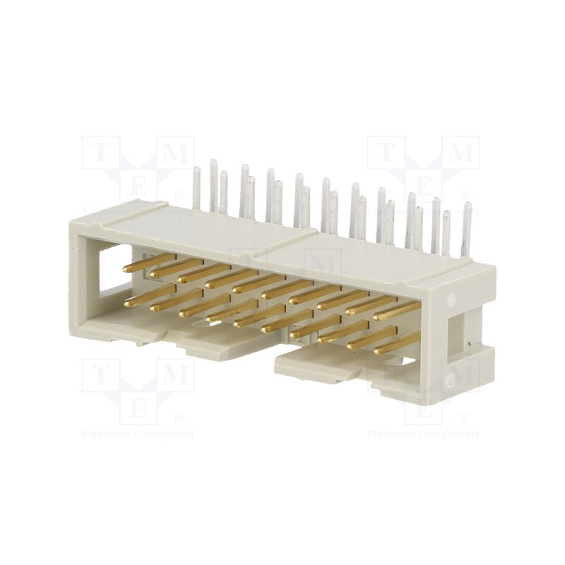 1 pcs x HARTING - 9185206323 - Socket, IDC, male, PIN: 20, angled 90°, THT, 1.27mm, Layout: 2x10