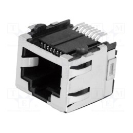 1 pcs x TE Connectivity - 6339160-1 - Socket, RJ45, PIN: 8, Cat: 5, shielded, gold-plated, Layout: 8p8c, SMT