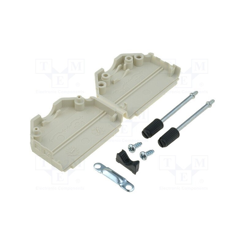 1 pcs x ENCITECH - 6353-0102-03 - Enclosure: for D-Sub connectors, D-Sub 25pin,D-Sub HD 44pin