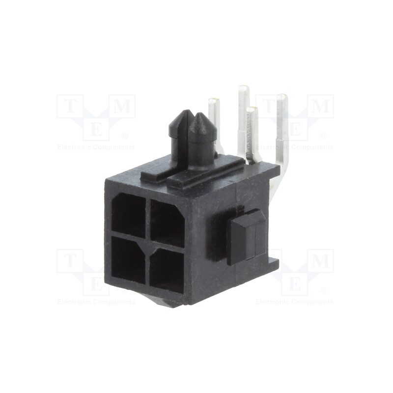 1 pcs x TE Connectivity - 3-794618-4 - 04P MICRO MNL ASSY R/A HDR LF
