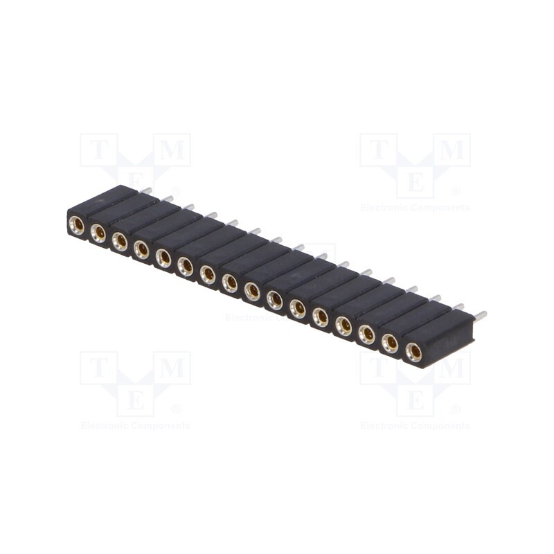 1 pcs x CONNFLY - DS1002-03-1*16131 - Socket, pin strips, female, PIN: 16, turned contacts, straight