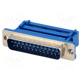 1 pcs x CONNFLY - DS1036-25MPUSIPX-YT - D-Sub, PIN: 25, plug, male, for ribbon cable, IDC, UNC 4-40, 1.27mm