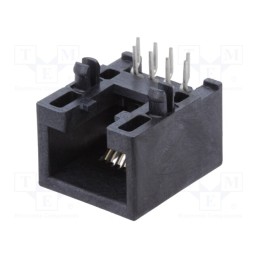 1 pcs x MOLEX - 855035001 - Socket, RJ45, PIN: 8, Cat: 5e, unshielded,low profile, gold-plated