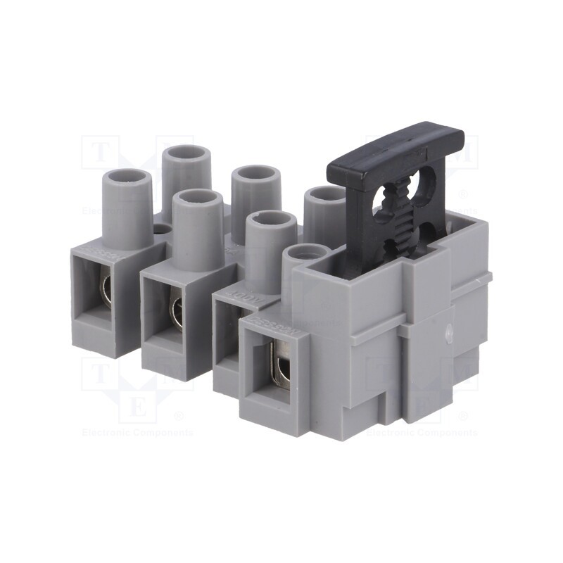 1 pcs x DEGSON ELECTRONICS - DG801-04P-11-00A(H) - Terminal block, screw terminal, 0.5÷2.5mm2, 250V, 6.3A, ways: 4