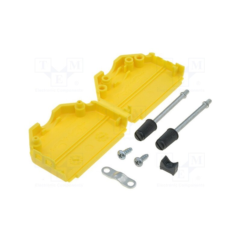 1 pcs x ENCITECH - 6353-0105-03 - Enclosure: for D-Sub connectors, D-Sub 25pin,D-Sub HD 44pin