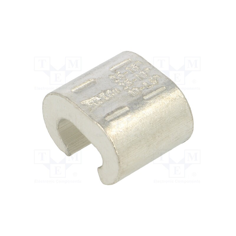 1 pcs x BM GROUP - BM014081 - Connector: C shape crimp, copper, 25mm2, tinned, 4AWG