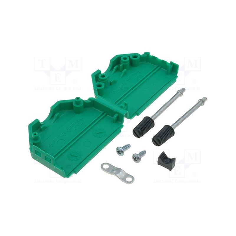 1 pcs x ENCITECH - 6353-0106-03 - Enclosure: for D-Sub connectors, D-Sub 25pin,D-Sub HD 44pin