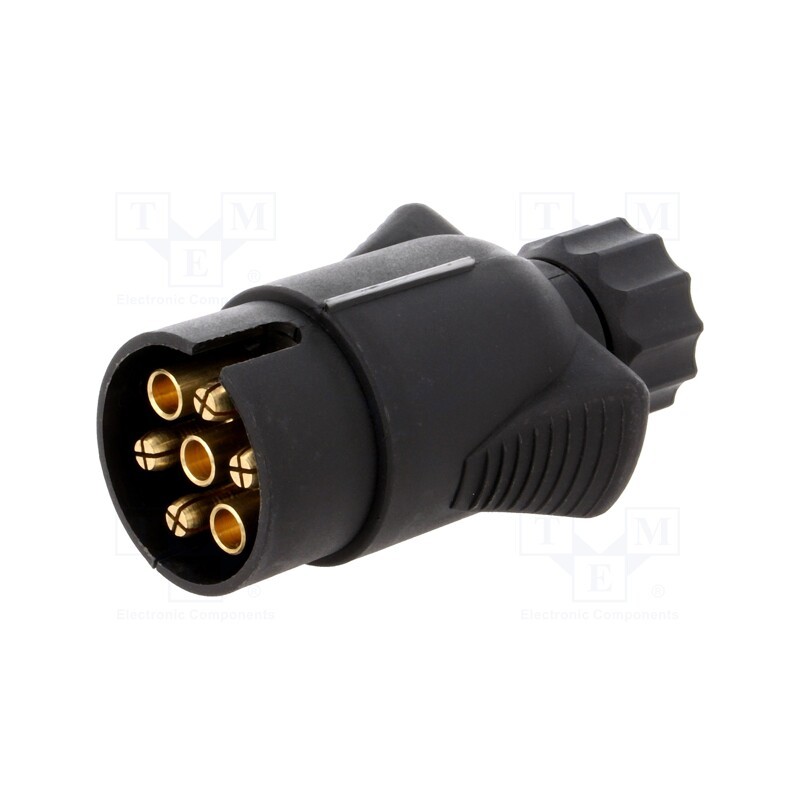 1 pcs x TESAT - W12-T7-21 - Connector: automotive, plug, for cable, PIN: 7, screw terminal