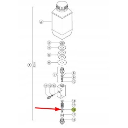 218207 0 grease pump sealing insert