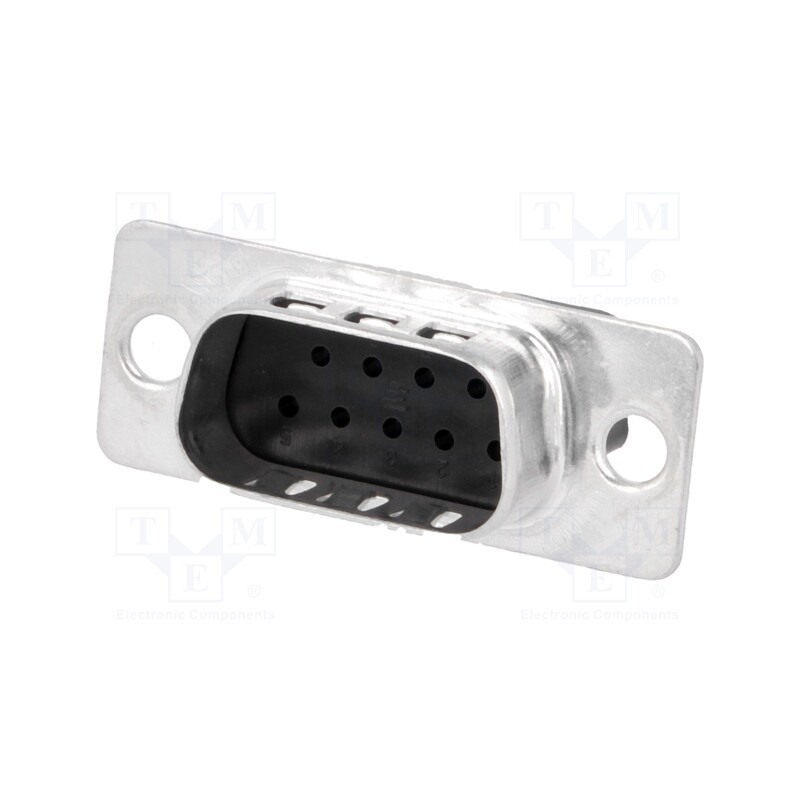 1 pcs x TE Connectivity - 167292-1 - D-Sub, PIN: 9, male, for cable, Type: w/o contacts, A: 16.9mm, C: 25mm