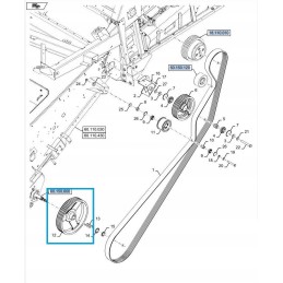 Pulley new holland cr 84522784 cnh