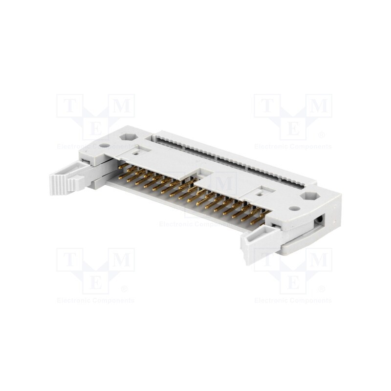 1 pcs x CONNFLY - DS1012-34LNN0A - Plug, IDC, male, PIN: 34, with ejector, IDC, for ribbon cable, 3A