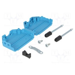 1 pcs x ENCITECH - 6353-0104-03 - Enclosure: for D-Sub connectors, D-Sub 25pin,D-Sub HD 44pin